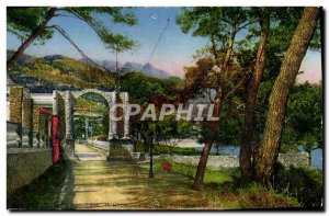 Old Postcard Menton Cap Martin Roman Gate