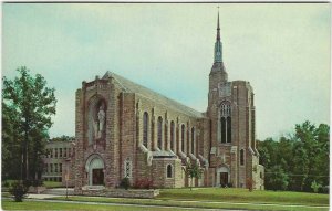 Vintage Postcard Our Lady of Grace Catholic Church Greensboro N. C.
