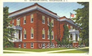 Rutherford Hospital - Rutherfordton, North Carolina NC  