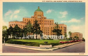 Ohio Sprinfield City Hospital and Nurses' Home 1946 Curteich