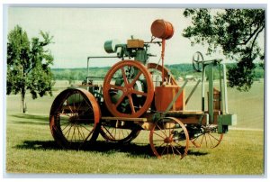 Moline Illinois IL Postcard The Reproduction Froelich Tractor Scene c1960's