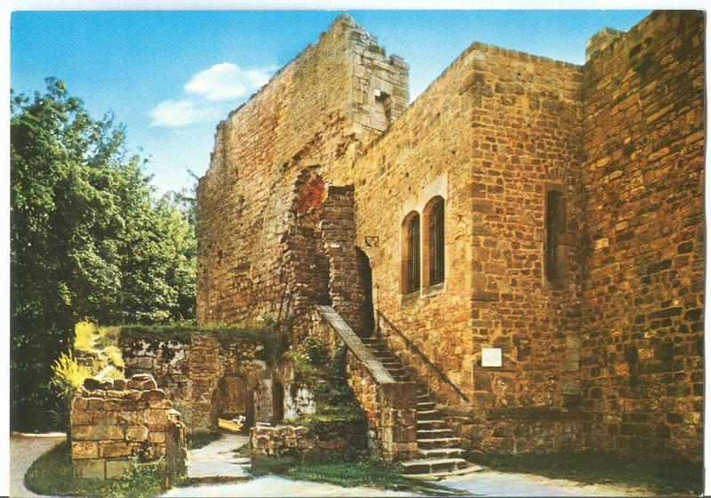 Germany, Landstuhl, Burg-Sickingen-Nanstein, Burgeingang, unused Postcard