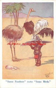 223153-Black Americana, Unknown No 904, T Gilson, Some Feathers make Some Birds