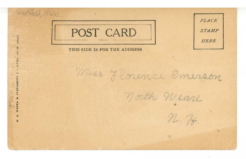 MA - Westfield. Pequot Park Scene