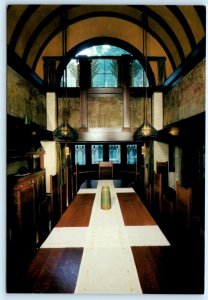 SPRINGFIELD, IL~ Frank Lloyd Wright DANA THOMAS HOUSE Dining Room 4x6 Postcard