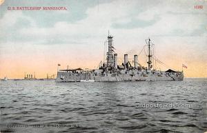 US Battleship Minnesota 