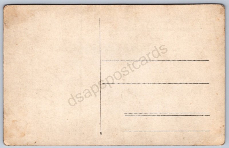 K24/ Interesting RPPC Postcard c1910 Early Bicycle Riding Men 231