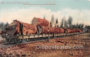 Logging Train California, USA Unused 