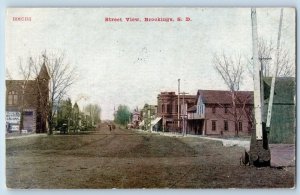 Brookings South Dakota SD Postcard Street View Multiview 1908 Antique