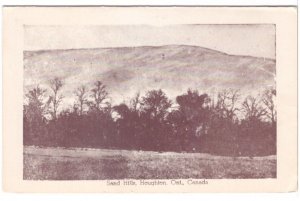 Sand Hill Park Farm, Houghton, Ontario, Vintage Bifold Sepia Postcard And Map