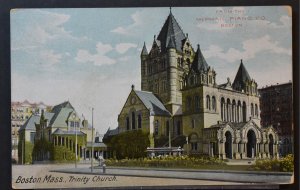 Boston, MA - Trinity Church - 1915