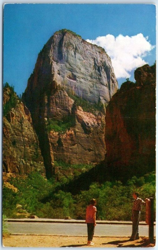 Postcard - The Great White Throne, Zion National Park - Utah
