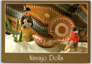 Postcard - Navajo Dolls - Santa Clara, New Mexico