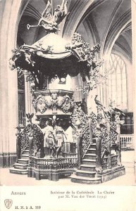 Interieur de la Cathedrale Anvers Belgium Unused 