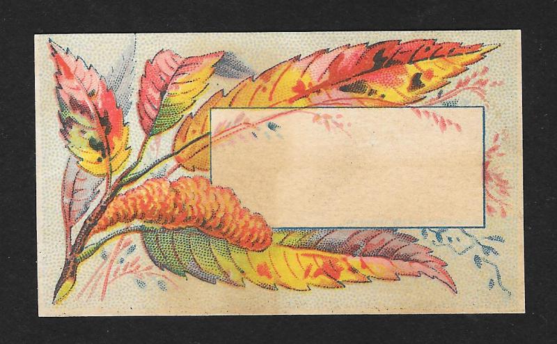 VICTORIAN TRADE CARDS (9) Butler Flower Baskets & Leaves