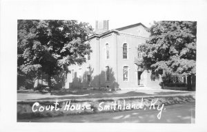 H76/ Smithland Kentucky RPPC Postcard c1950s County Court House 146