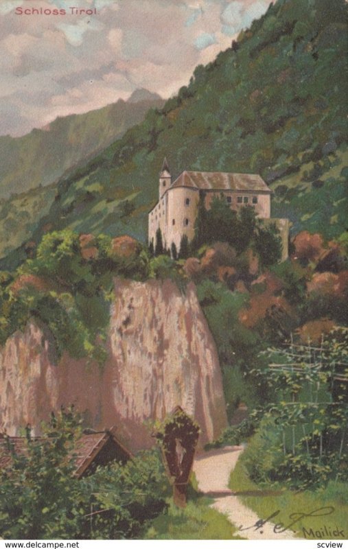 Mailick ; Schloss Tirol , 1909