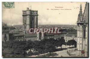 Postcard Old Vincennes Chateau Inside view