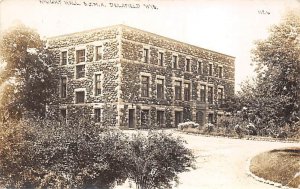 St Johns Military Academy Knight Hall, Real Photo - Delafield, Wisconsin WI  