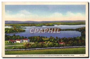 Postcard Old Lake ChargoggagoggmanchaugaWebster Mass