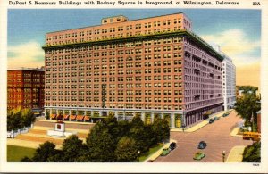 Delaware Wilmington DuPont & Nemours Buildings With Rodney Square In Foreground