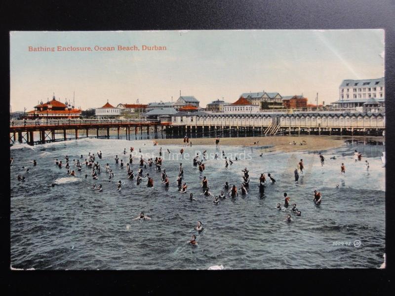 South Africa: Durban BATHING ENCLOSURE OCEAN BEACH Pub by A.R. of Durban