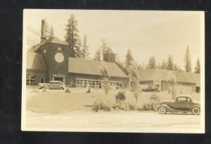RPPC GATEWAY OREGON COMMERCIAL CENTER OLD CARS REAL PHOTO POSTCARD
