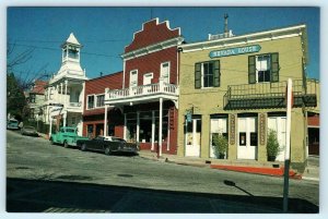 NEVADA CITY, California CA ~ STREET SCENE Nevada House c1980s 4 x 6 Postcard