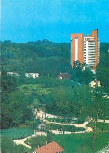Romania Oradea Baile Felix woods view park hotel post card