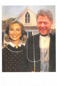 Hill Billy Gothic - Hillary & Bill Clinton