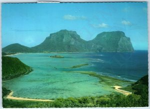 1991 Howe Island, NSW, Australia Mt Lidgbird Mt. Gower Eliza Souvenir 4x6 PC M4