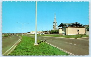 RIMOUSKI, Quebec Canada ~ BOULEVARD LEPAGE Street Scene c1960s  Postcard