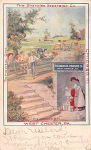 West Chester Pennsylvania Sharples Separator Farm Advertising Postcard J69832