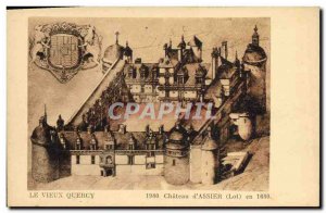 Old Postcard Old Quercy Chateau d & # 39Assier