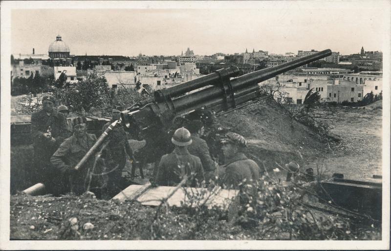 Mint Spain Civil War Picture Postcard Gottwald Artillery Madrid Czech Volunteers