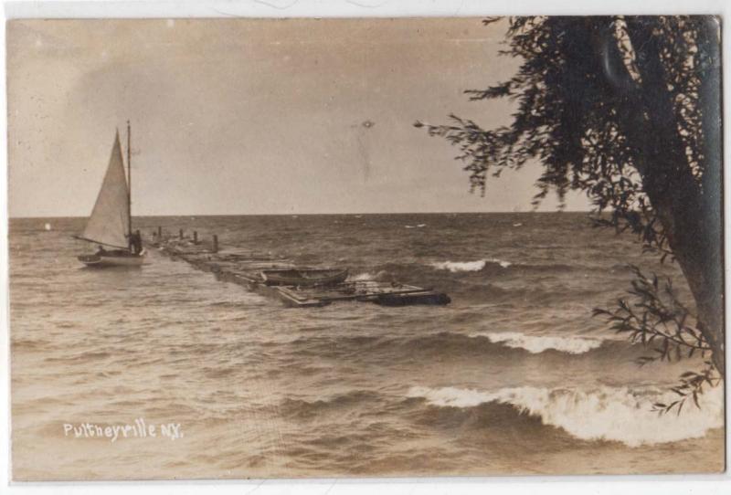 RPPC, Pultneyville NY - Lake & Sailboat & Pier