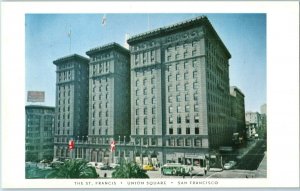 St Francis Hotel San Francisco California Postcard-