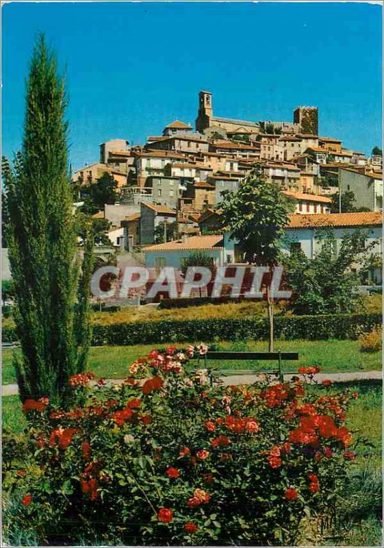 Modern Postcard Vernet les Bains 650 m (P O) Traveling In Roussillon View of ...
