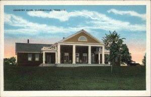 Clarksville Tennessee TN Country Club Vintage Postcard