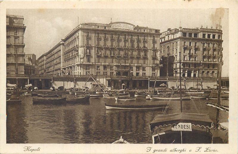 Napoli Italy Grand Hotel Santa Lucia