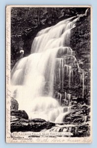 Katrina Falls Monticello New York NY UDB Postcard F19