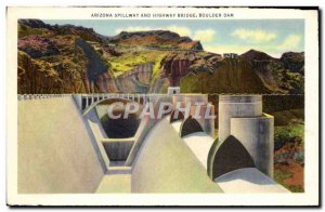 Postcard Old Highway Across Connecting Boulder Dam Nevada And Arizona