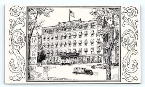 CONCORD, NH New Hampshire ~ EAGLE HOTEL c1930s WOODY Merrimack County  Postcard