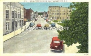 Main Street in Waynesville, North Carolina