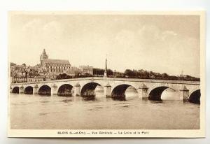 La Loire and Bridge Blois, France