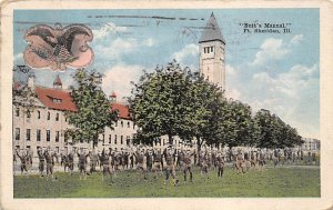 Ft. Sheridan, IL USA Butt's Mannal Military Camp Postal Used, Date Unknown 