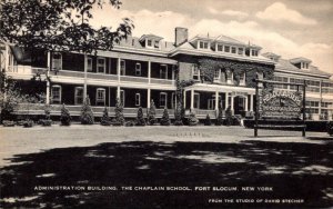 New York Fort Slocum The Chaplain School Administraion Building