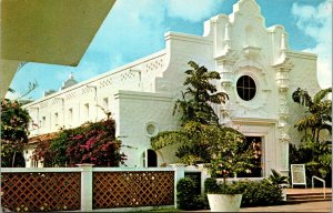 Vtg 1970s Miami Beach Community Church Miami Florida FL Unused Postcard