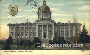 Salem, Oregon, OR State Capital USA 1907 postal used 1907