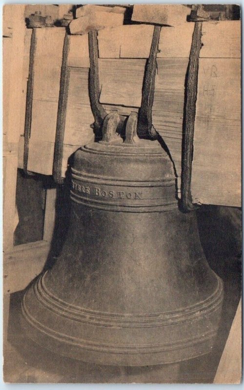 Postcard - Revere bell of West Parish Meetinghouse of Barnstable, Massachusetts